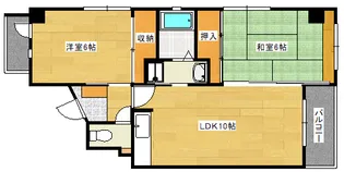 ブラウンハウス【11階】の間取り