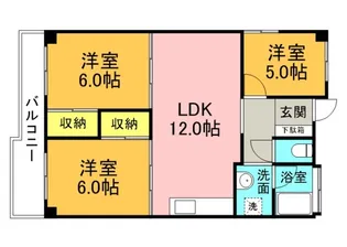 ふたばハイツの間取り