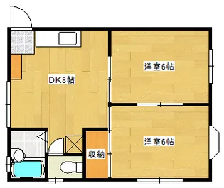 セイコウアパートメンツ洋光台【1階】の間取り