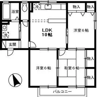 T.VillageA棟【2階】の間取り