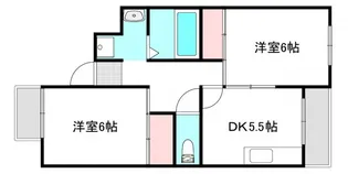 AnPalace庚午北【1階】の間取り