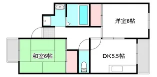 AnPalace庚午北【3階】の間取り