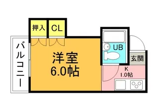 アーバインビル【503号室】の間取り