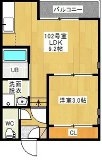 GRANDTIC翠【1階】の間取り