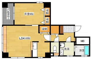 ラトゥールイノウエ【3階】の間取り