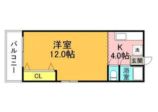 土手ビル【406号室】の間取り