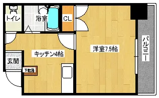 アベニュー牛田新町【401号室】の間取り