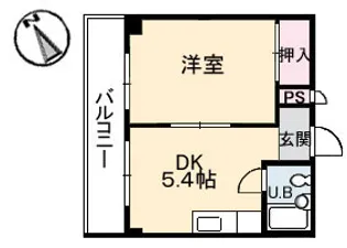 金子ビル【3階】の間取り