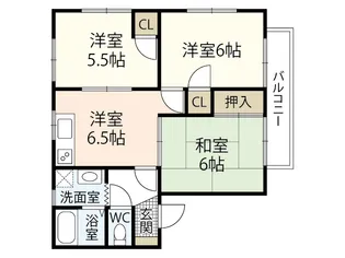 メゾニティ武田A棟【1階】の間取り