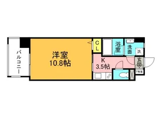 LATOURKOMACHI【602号室】の間取り