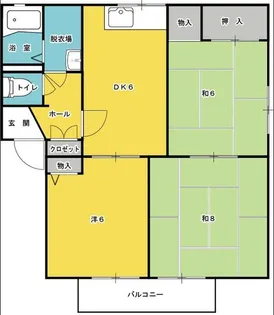 原田ハイツ【102号室】の間取り