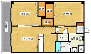 グランコリーヌ【1階】の間取り