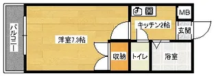 サンヒルズ古市【4階】の間取り