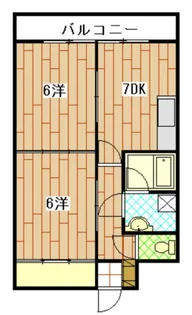 房尾本店三篠ビルの間取り