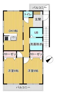 Mコート【2階】の間取り