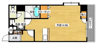 モンフレール【8階】の間取り