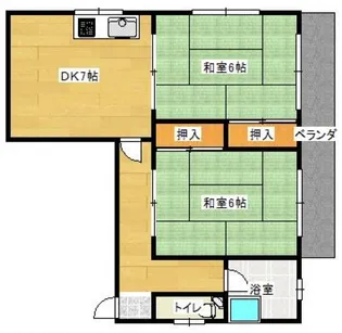 野崎ビル【402号室】の間取り
