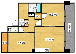 M-1ビル【502号室】の間取り