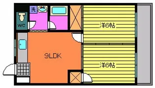 コーポPAL【3階】の間取り