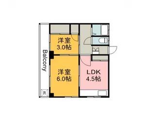 武田ビル【3階】の間取り
