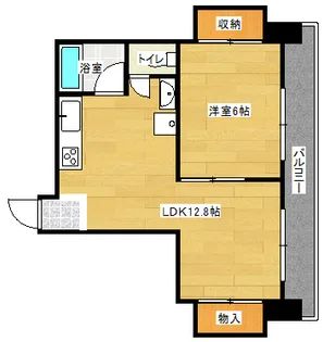 エイトビル6【402号室】の間取り