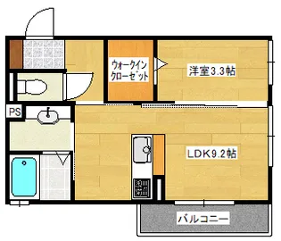 アップス大町DⅡ【2階】の間取り