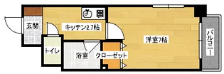 エスパシオ十日市【3階】の間取り