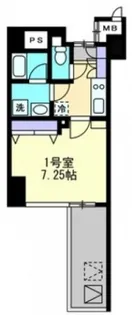 アルル国泰寺【8階】の間取り