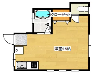 高野アパート【1階】の間取り