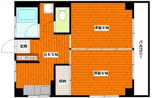 美和ビル【4階】の間取り