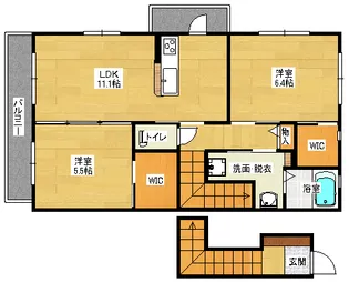 シャーメゾン真彩N50【2階】の間取り