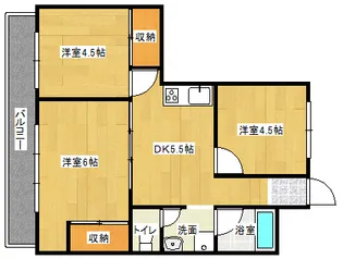 BAUHAUS天満【7階】の間取り