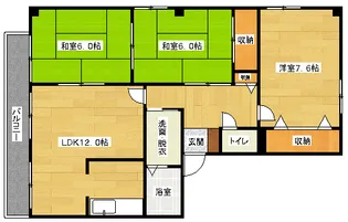 パークファイブAの間取り