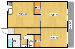 市川ビル【203号室】の間取り