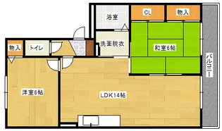 ハイカムール玉木の間取り