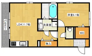 ファミール玉木B【2階】の間取り