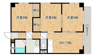 FORWEST千同【306号室】の間取り