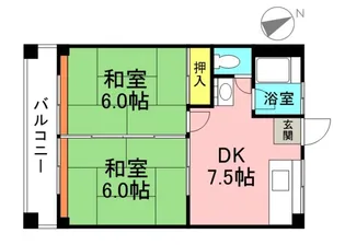 第1旭ビルの間取り