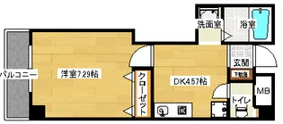 センテニアル東平塚【3階】の間取り