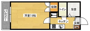 レジデンス新木【1階】の間取り