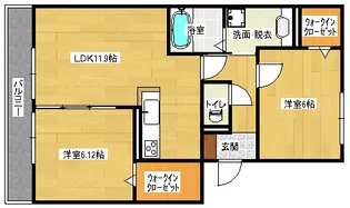 ルミエール【2階】の間取り