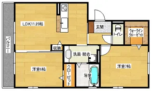 ルミエール【3階】の間取り