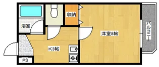 ロアール上天満の間取り