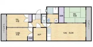 ロイヤル島本【2階】の間取り