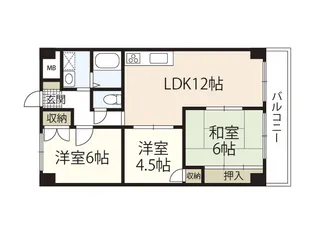 第2吉川ビル【2階】の間取り