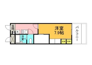 レオパレス国泰寺【9階】の間取り