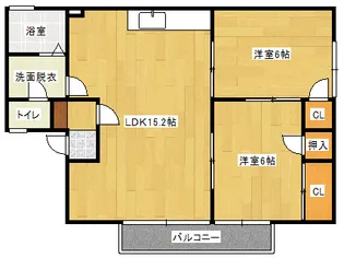 ドミール西ヶ原B棟の間取り