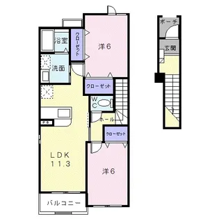 ガーデンオランジェの間取り