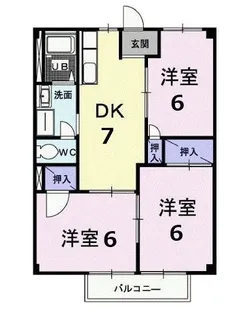 ニューシティ武田の間取り