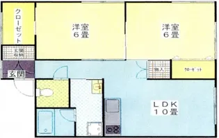 細田ビル【203号室】の間取り